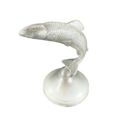 Vintage UPL Metal Pewter Jumping Fish Figurine Made In Ireland Figurine Marked