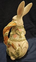Fitz & Floyd Fauna and Flora 2003 Teapot Rabbit Tea Bunny Spring RARE
