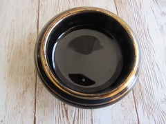 24K Gold Porcelain Trinket Box Greece Vintage #8