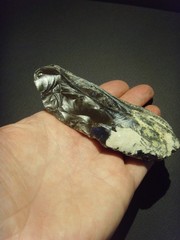 Lower Paleolithic – Superb Acheulean side scraper. c.450,000 BP.