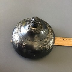 Dome Cover Flower Design Unknown Vintage Antique