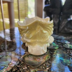 Vintage Belleek “Lilly of the Valley” Luster Trinket Dish Bowl, 7th Mark