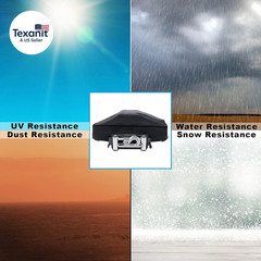 Winch Cover,Heavy Duty Uv-Resistant Waterproof Winch Protective Cover with Draws