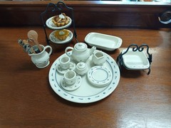 Longaberger Collector’s Club Miniature Tea Set With 27 Pieces