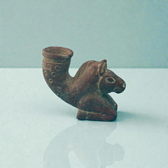 Ancient Near Eastern Jasper Stone Rhyton | Rare Collectible