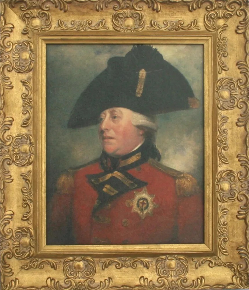 King George III of Great Britain Framed Picture, Oleograph