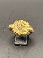 Large ancient Roman Ring bronze ring with decorated engraved bezel Antique Ring