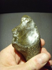 Lower Paleolithic – Fine Acheulean oblique ‘handled’ scraper. c.450,000 BP.