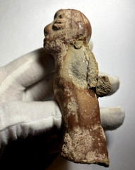 Pre-Columbian West Mexico Terracotta Standing Figure, Nayarit Style, 300 BC