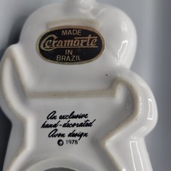 Vintage 1978 Avon Ceramic Potpourri Pig Ceramarte Made In Brazil Powder Shaker
