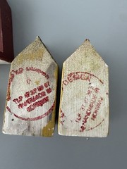 Dexter Bergen Norway Bryggen Miniature Buildings Set Of 7 Handmade 1994 Souvenir