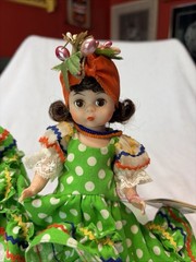 MADAME ALEXANDER ” BRAZIL ” #573 BOX & TAG INTERNATIONAL SERIES