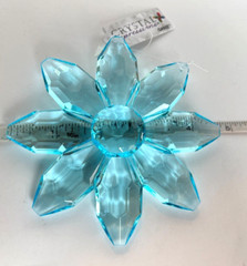Ganz Crystal Expressions Acrylic Sweet Bloom FLOWER Suncatcher BLUE 4 3/4″