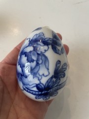 9 Vintage Hand-Painted Decorative Eggs Laquered Forest Folk Floral Kashmiri Set