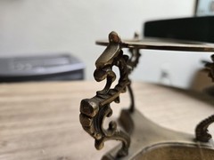 Small Elegant, Sturdy, Brass Stand Supported by Three Dragons 3″Tall 4.5″ Wide