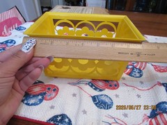 VTG Plastic Yellow Basket