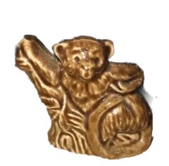 Red Rose Tea WADE Whimsies Porcelain Figurine Monkey Fun