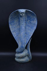 Authentic Ancient Egyptian Antiques Cobra Statue Of Protection Goddess Egypt BC
