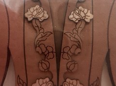 Traditional Nyonya Kebaya Yellow Rose Malaysia 2-Dimensional Art Piece By Arch