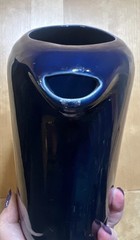 Vintage 1940s Cobalt Blue Ceramic Refrigerator Pitcher Art Deco Style