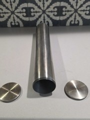 Large Stainless Steel Time Capsule – 17″ Airtight Document Storage Tube 3″O.D