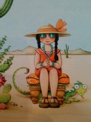 Mary Engelbreit THE WORLD IS FULL OF CACTUS Wall Art 10 3/4″ x 13″ Unframed