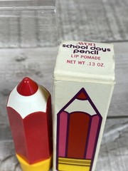 70s Vintage Avon Lip Pomade – School Days Pencil – Cherry – New in Box – RARE!