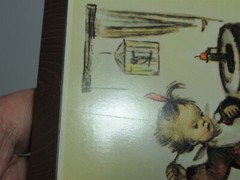 Lot 4 Vintage ARS AG Zug Switzerland Hummel Children Art Wall Plaques w labels