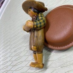 1980’sORIGINAL Christina Mae Risley Resin Figurine Ornament Country Gallery 4.5”