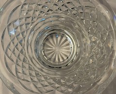 Waterford Crystal Glass Arklow Pattern Decorative Footed Trinket Candy Bowl