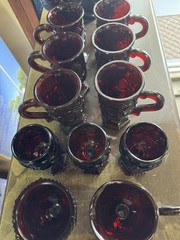 Vtg. Lot of Avon Ruby Red 1876 Cape Cod.