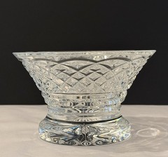 Waterford Crystal Glass Arklow Pattern Decorative Footed Trinket Candy Bowl