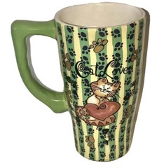Large Ceramic Coffee Mug Cat Lovers