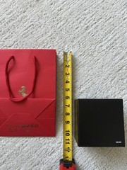 Ferrari Official Empty Mug Gift Box & Red Shopping Bag Packaging Only