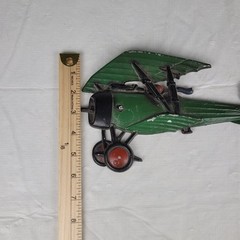 Vintage 1975 HOMCO SEXTON Set of 2 Airplanes Cast Metal Wall Art Decor Planes