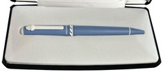 WEDGWOOD Blue Jasperware Ink Pen England New In Box Blue & White