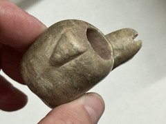 AMAZING PRE-COLUMBIAN CANOPA LLAMA EFFIGY VOTIVE CONTAINER FROM PERU MOTLEY COA