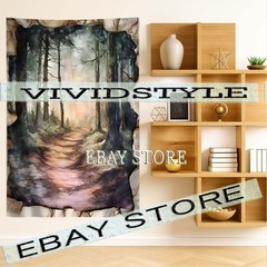 Woodland Path Tapestry Rosewood Trail warm tones rustic woodland 39X59 in