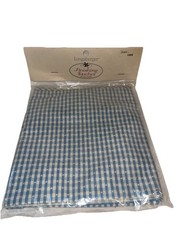 RARE Longaberger Gingham Blue Liner New In Package Vintage 394925 LNR Cake Lg 15