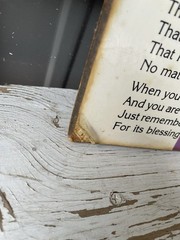 Vintage Gods Rainbow Plaque Art Bible Poem Wall Decor NL
