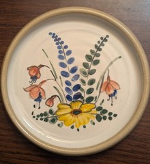 O’Neill Bunratty Ireland Small Pottery Dish Wall Hanging Handmade Signed