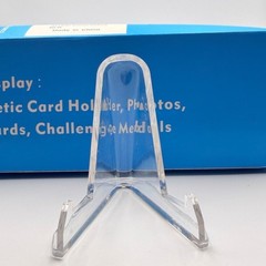 22 PCS Mini Acrylic Easel Stand Clear Plastic Display Holder 2.7″ Card Holder