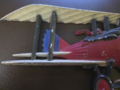 Homco Sexton Airplane Cast Metal Wall Art Decor Plane 1976 Vintage 11×5