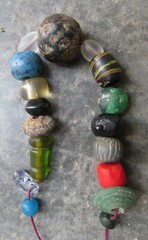 Ancient mix glass beads From Afghanistan.