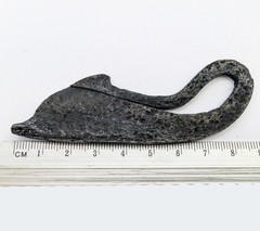 Authentic Viking Age Iron Fire Striker – Jörmungandr Serpent Form
