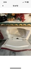 Avon Christmas Teddy and Friends Stove Diffuser & Music Box Original Packaging