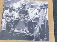 Tazio Nuvolari Enzo Ferrari at the Cuneo-Col de la Madeleine race, 1930