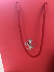 Ferrari Official Empty Mug Gift Box & Red Shopping Bag Packaging Only
