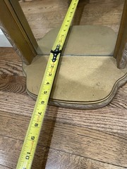 Vtg Home Interiors Gifts USA Ornate Burwood ARCH Mirror w/ Disply Shelf MCM