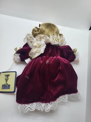 Paradise Galleries, Classic Treasure Porcelain Jointed Doll & Petite Porcelain